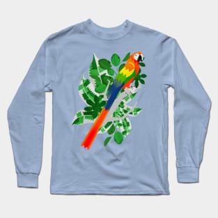 Rainbow macaw Long Sleeve T-Shirt